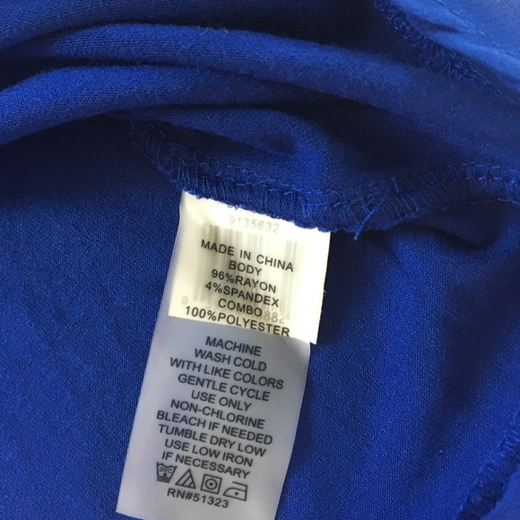 Vince Camuto Sleeveless Blouse Blue/ Med - Picture 8 of 11